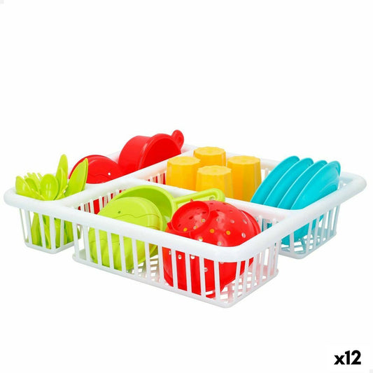 Children’s Dinner Set Colorbaby Toy Drainer 26 Pieces (12 Units) - Little Baby Shop