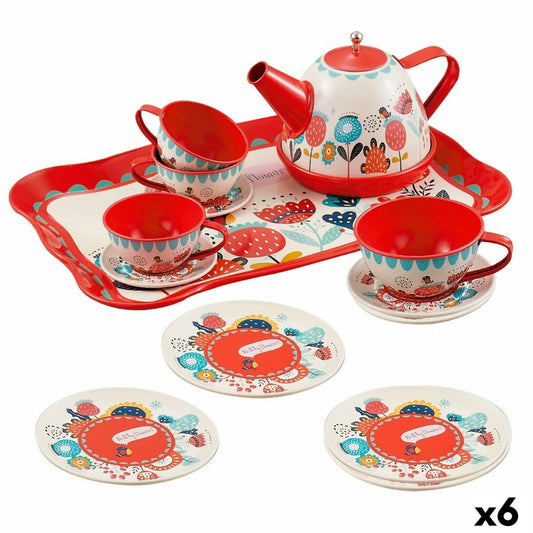 Tea set Colorbaby My Home Toy 15 Pieces (6 Units) - Little Baby Shop