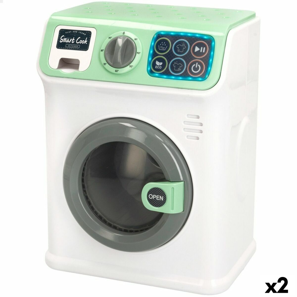 Washing machine Colorbaby My Home 16,5 x 22 x 13,5 cm (2 Units) - Little Baby Shop