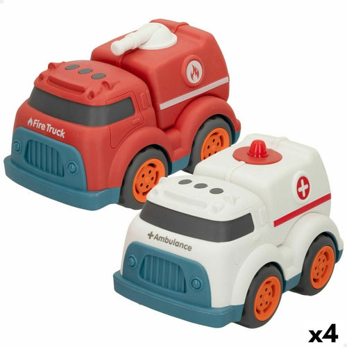 Set of 2 Vehicles Motor Town 17,5 x 12 x 11 cm (4 Units) - Little Baby Shop