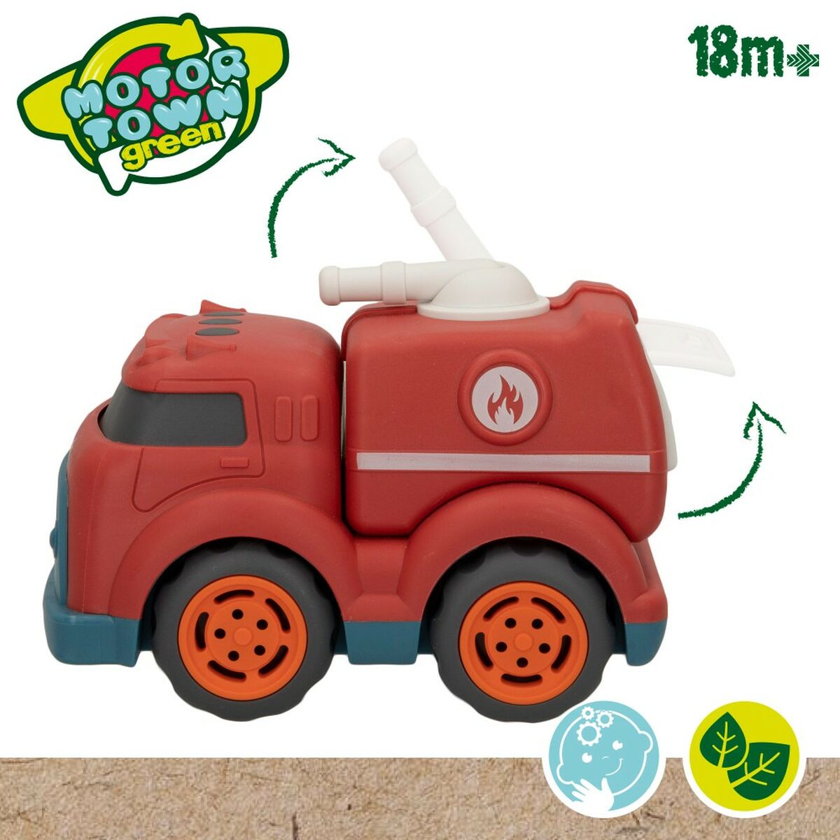 Set of 2 Vehicles Motor Town 17,5 x 12 x 11 cm (4 Units) - Little Baby Shop