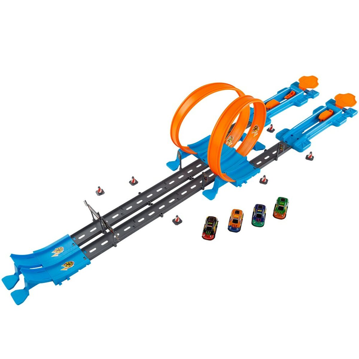 Acrobatic Track Speed & Go 4 cars 4 Units 112,5 x 22 x 25 cm - Little Baby Shop