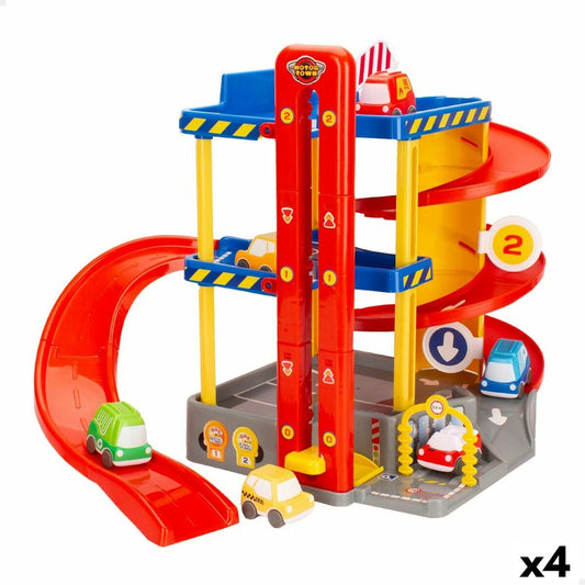 Car park with Cars Motor Town 3 levels (4 Units) - Little Baby Shop