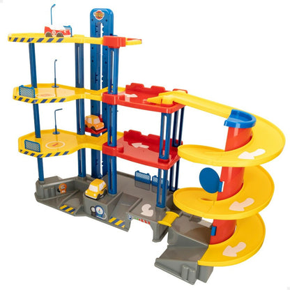 Car park with Cars Motor Town 4 levels 70 x 55 x 28 cm (2 Units) - Little Baby Shop