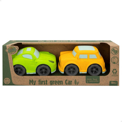 Set of cars Motor Town Sound Light 15 x 8,5 x 8,5 cm (4 Units) - Little Baby Shop