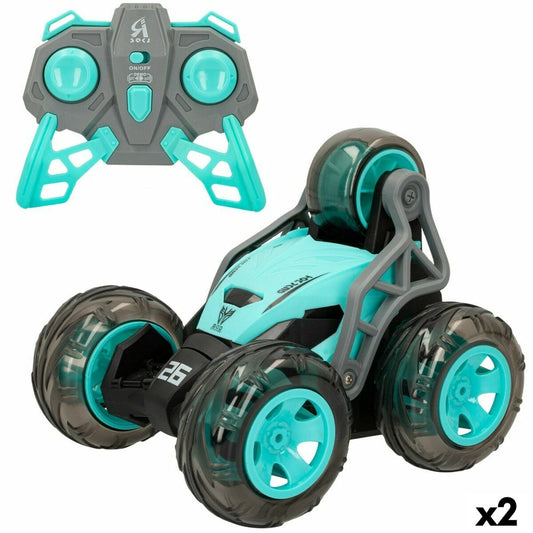 Remote-Controlled Car Speed & Go Turquoise (2 Units) - Little Baby Shop