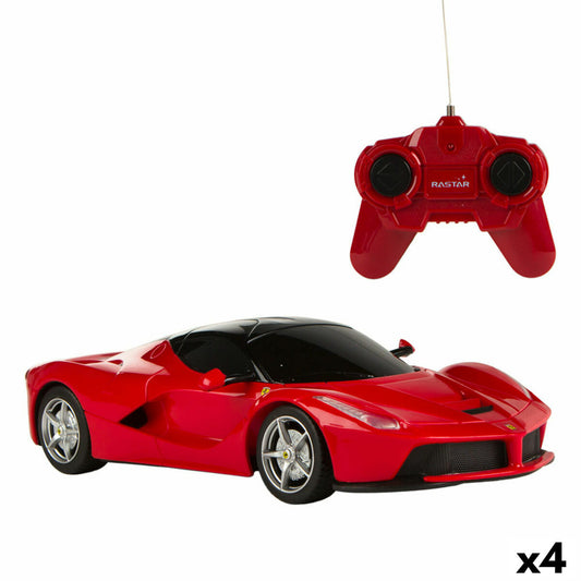 Remote-Controlled Car Ferrari LaFerrari 1:24 (4 Units) - Little Baby Shop