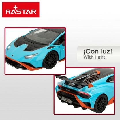 Remote-Controlled Car Lamborghini Huracán STO Blue 1:14 (2 Units) - Little Baby Shop