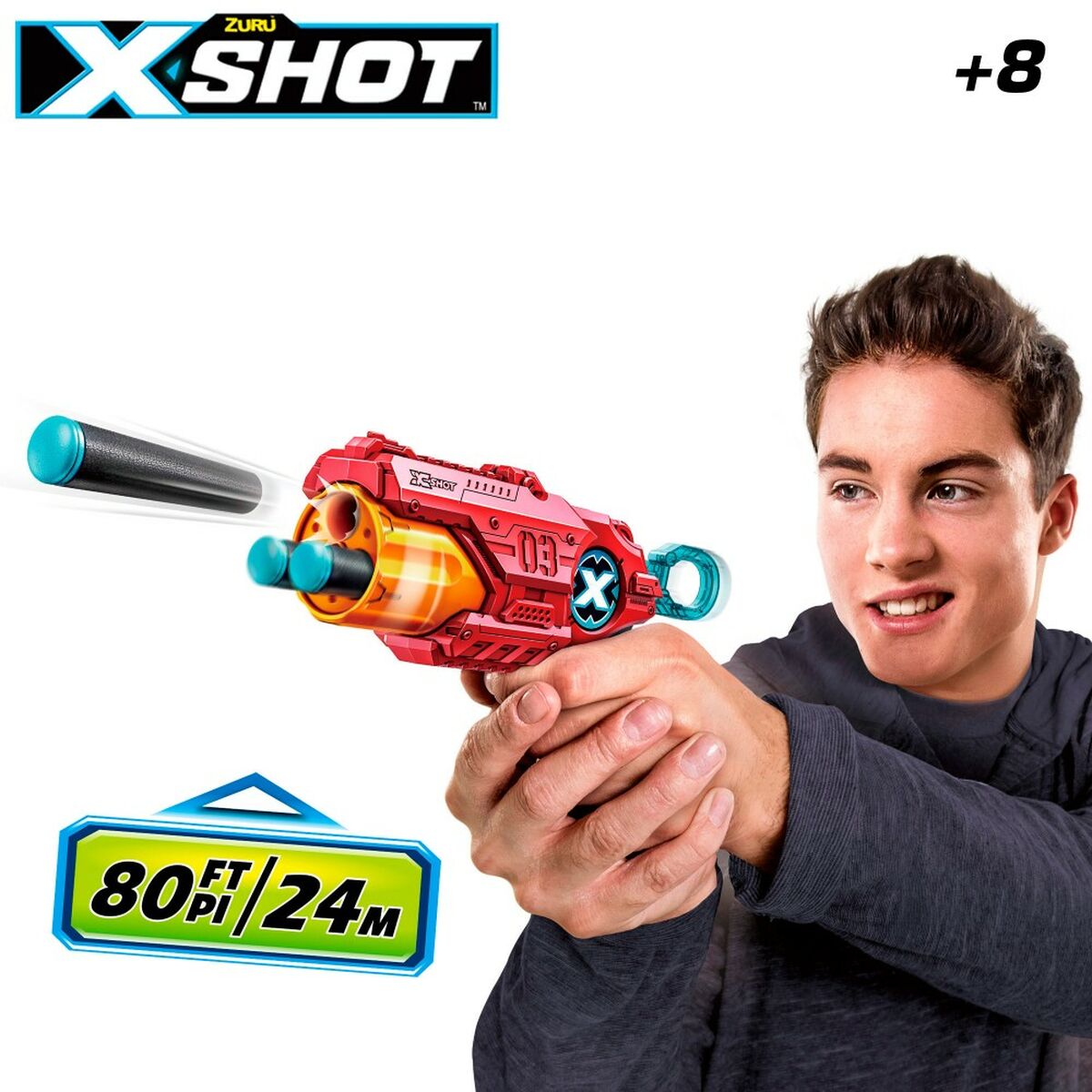 Dart Gun Zuru X-Shot Excel MK3 17 x 12 x 4,5 cm 6 Units - Little Baby Shop