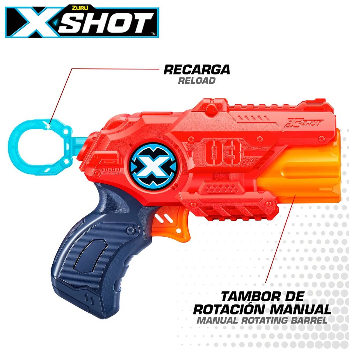 Dart Gun Zuru X-Shot Excel MK3 17 x 12 x 4,5 cm 6 Units - Little Baby Shop