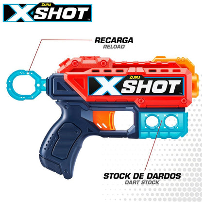 Dart Gun Zuru X-Shot Excel Kickback 12 Units 20 x 13 x 4 cm - Little Baby Shop