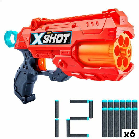 Dart Gun Zuru REFLEX 6 28 x 17,5 x 6 cm (6 Units) - Little Baby Shop