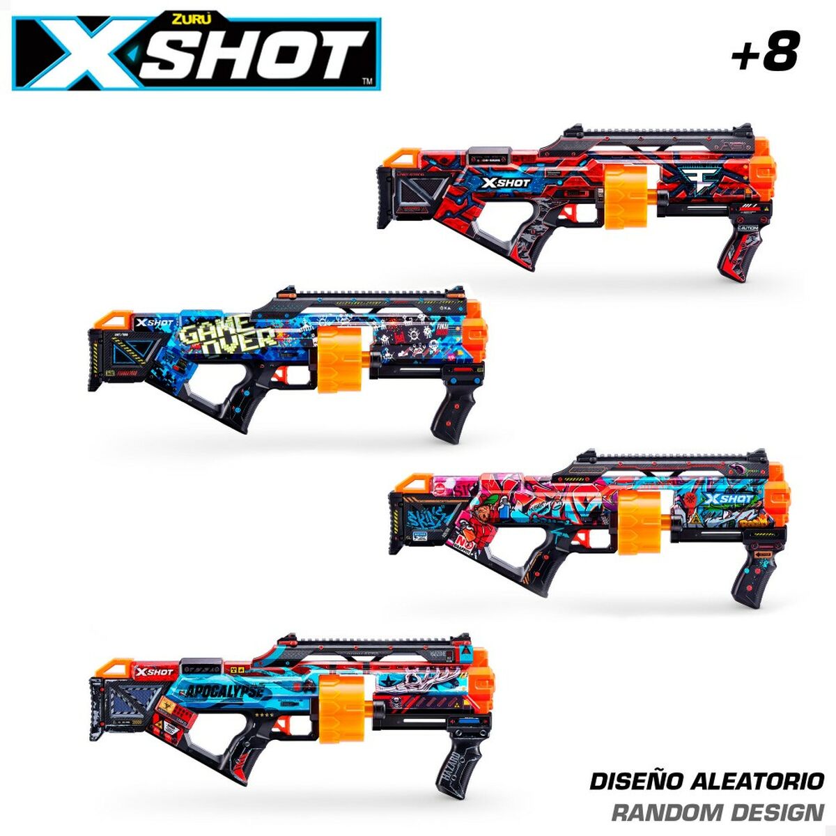 Dart Gun Zuru X-Shot Last Stand 58,5 x 23,5 x 9 cm (6 Units) - Little Baby Shop