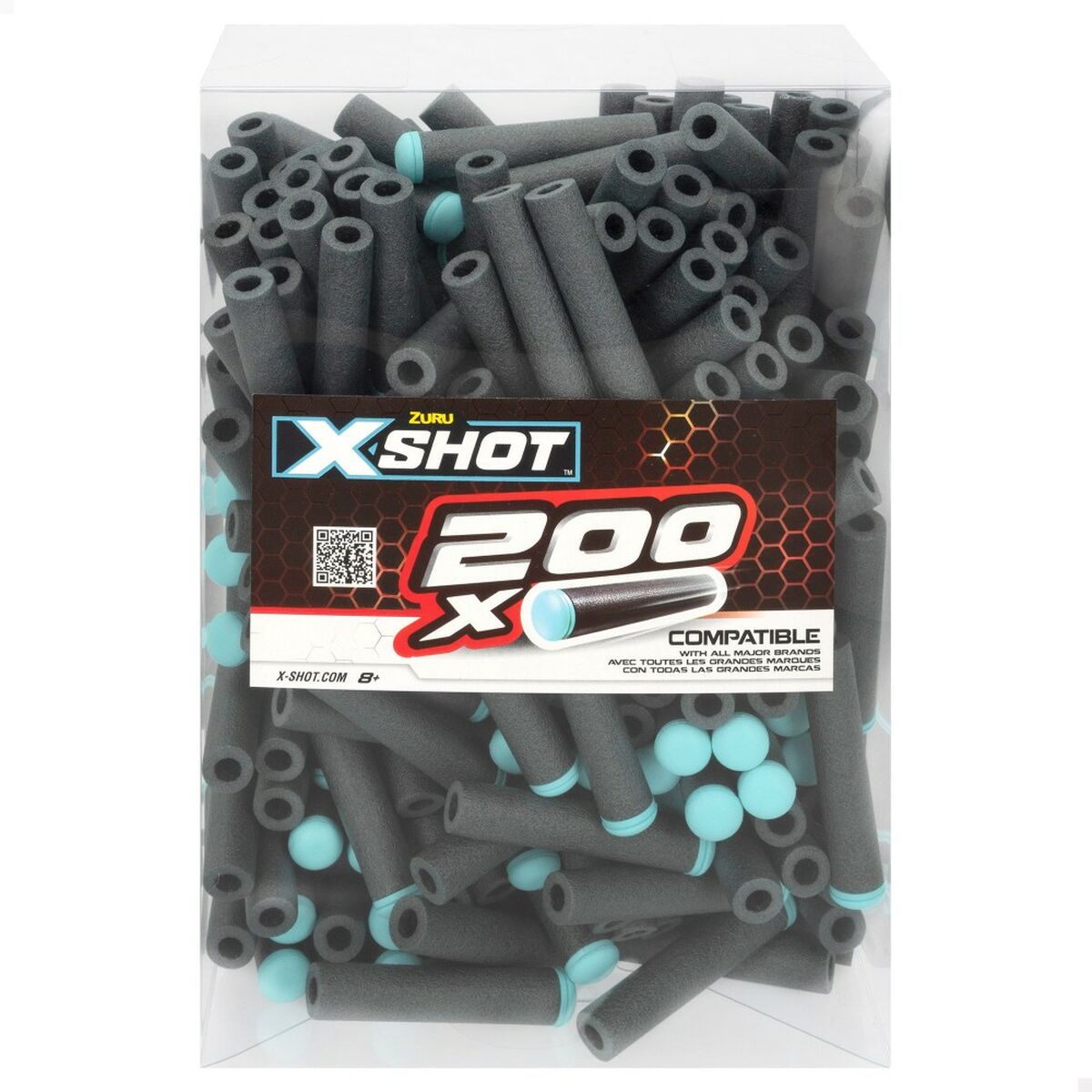 Darts Zuru X-Shot 200 Pieces 7 x 1 x 1 cm (12 Units) - Little Baby Shop