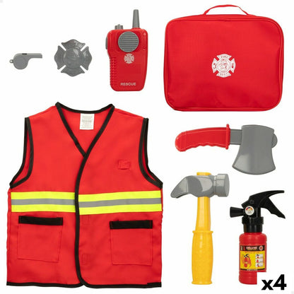 Fireman set Colorbaby 24 x 19 x 6 cm (4 Units) - Little Baby Shop