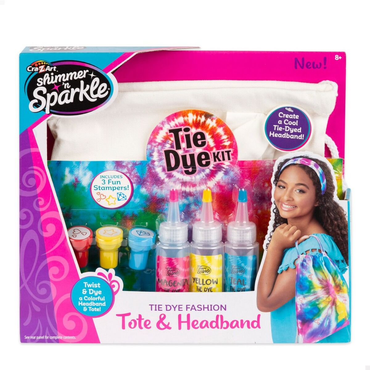 Craft Game Cra-Z-Art SHIMMER N SPARKLE-SET TIE&DYE 4 Units - Little Baby Shop