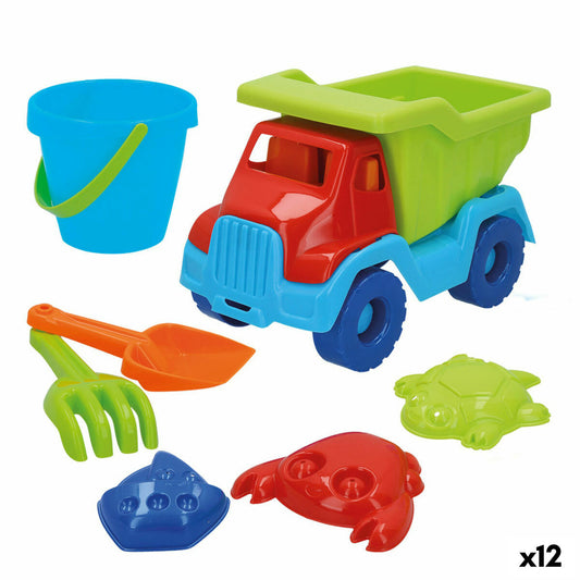 Beach toys set Colorbaby polypropylene (12 Units) - Little Baby Shop