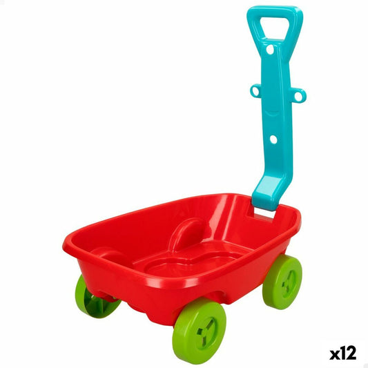 Beach toys set Colorbaby Wheelbarrow polypropylene (12 Units) - Little Baby Shop