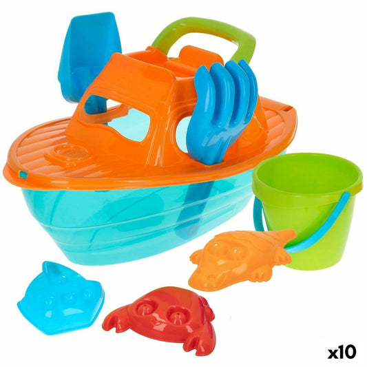 Beach toys set Colorbaby polypropylene (10 Units) - Little Baby Shop