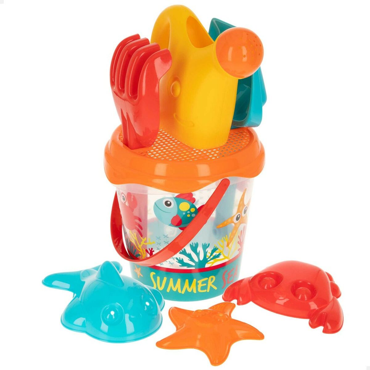 Beach toys set Colorbaby polypropylene (16 Units) - Little Baby Shop