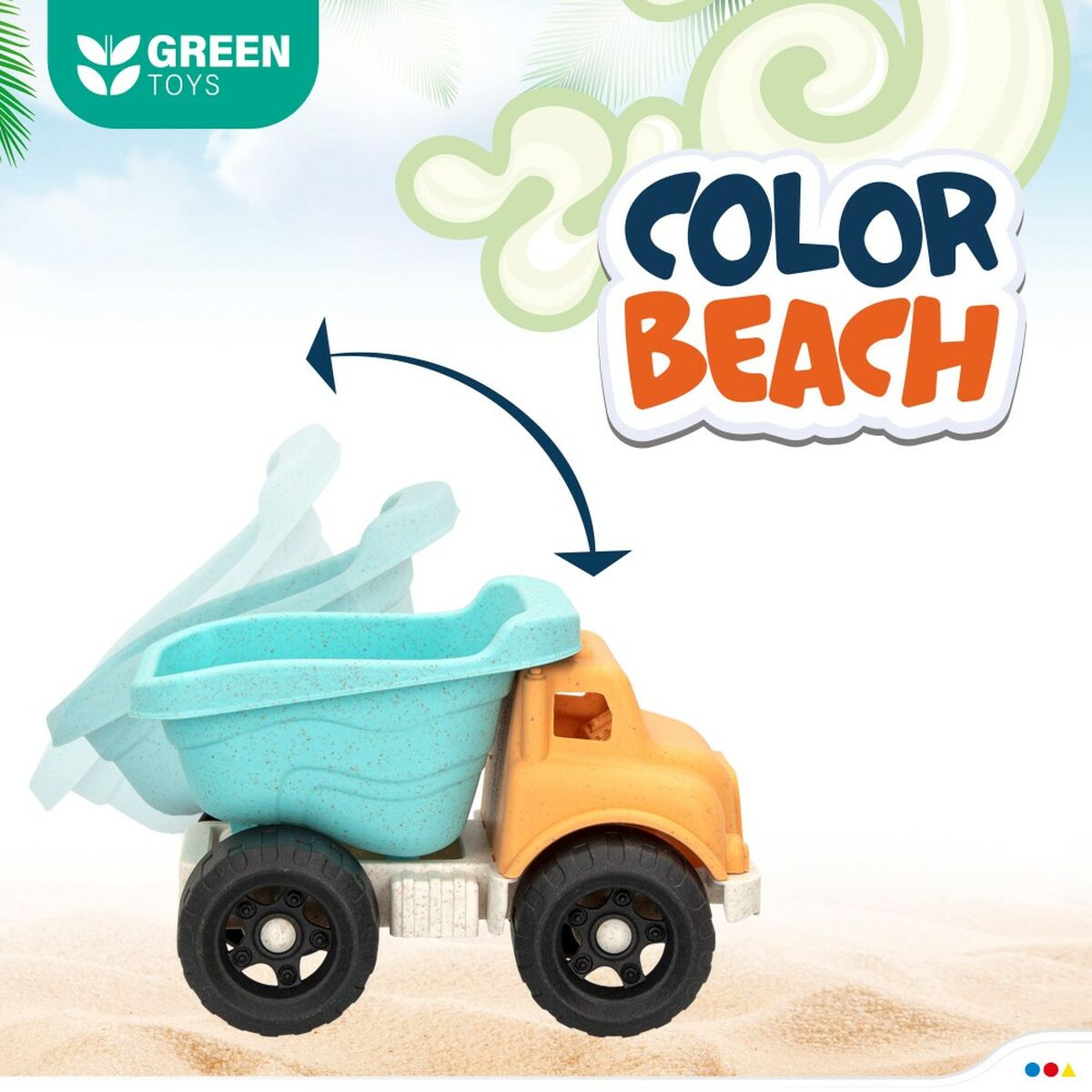 Beach toys set Colorbaby 16,5 x 11 x 11 cm (2 Units) - Little Baby Shop