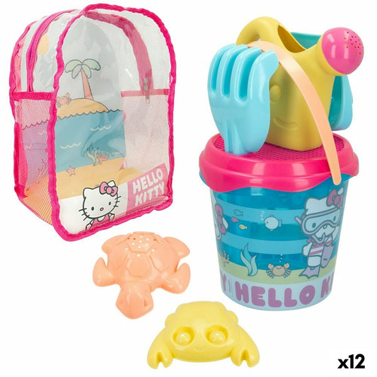 Beach toys set Hello Kitty polypropylene (12 Units) - Little Baby Shop