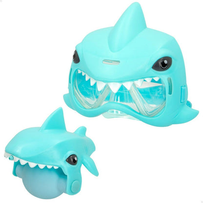 Set of water pistols and diving mask Eolo Shark 18 x 15 x 8,5 cm (4 Units) - Little Baby Shop