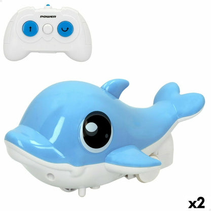 Radio-controlled boat Colorbaby Dolphin (2 Units) - Little Baby Shop