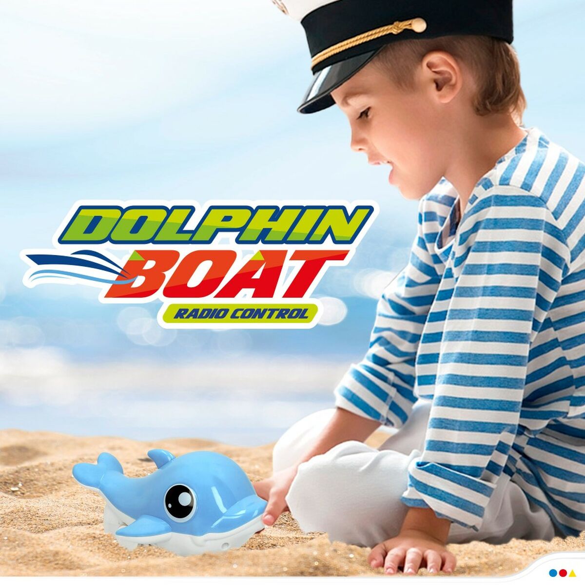 Radio-controlled boat Colorbaby Dolphin (2 Units) - Little Baby Shop