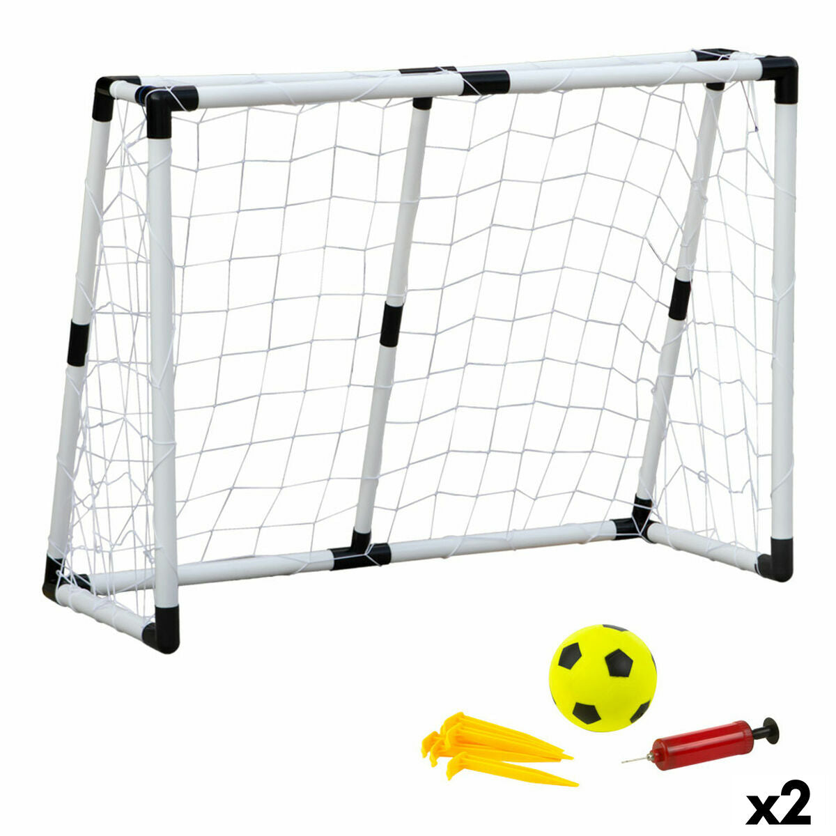 Football Goal Colorbaby 131 x 101 x 59 cm (2 Units) - Little Baby Shop