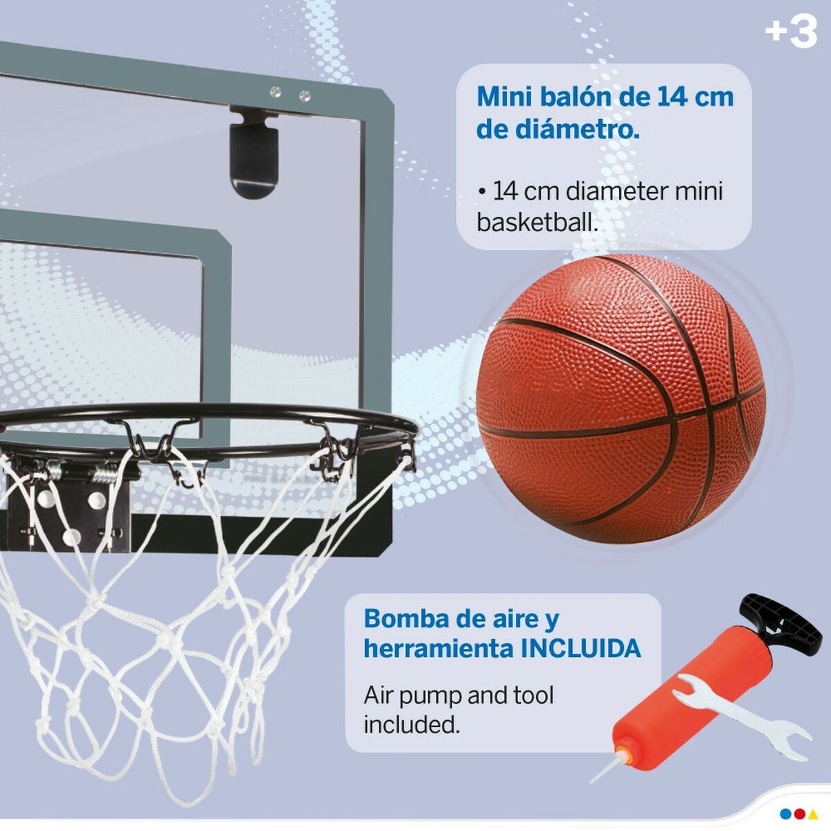 Basketball Basket Colorbaby Sport 45,5 x 30,5 x 41 cm (2 Units) - Little Baby Shop