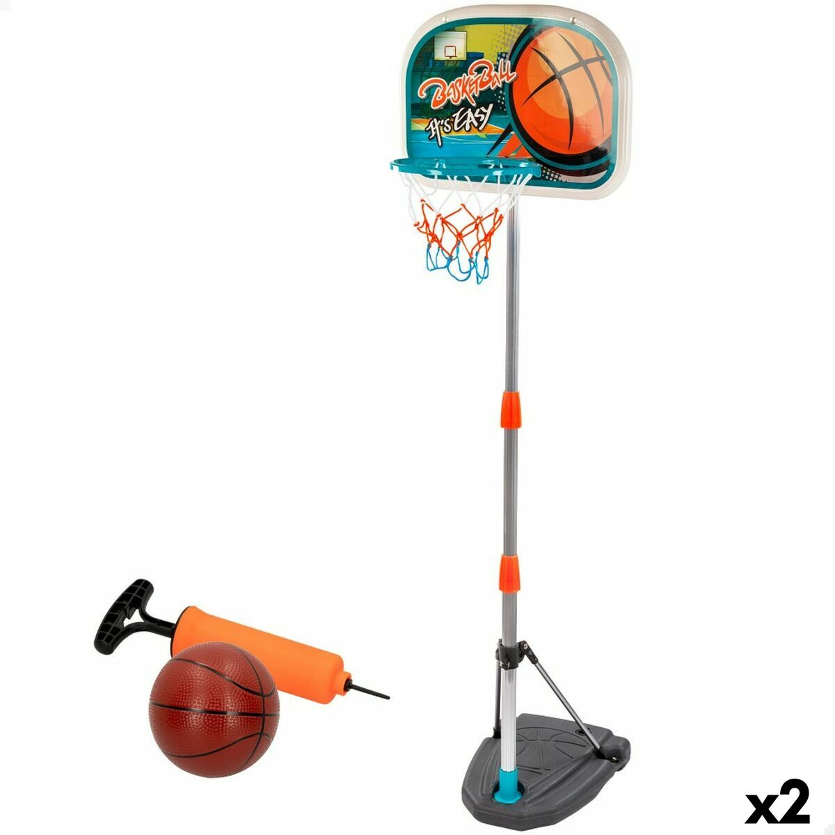 Basketball Basket Colorbaby 46,5 x 165 x 40 cm (2 Units) - Little Baby Shop