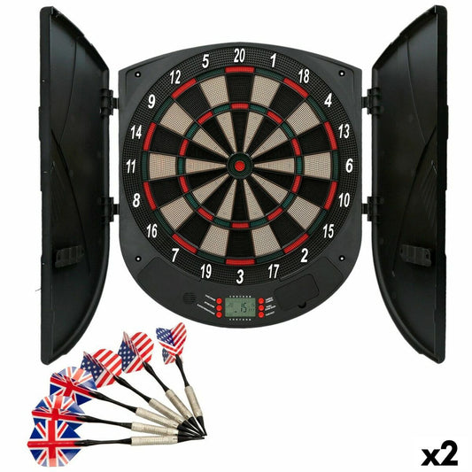 Electronic Dartboard Aktive 45 x 50 x 4,5 cm (2 Units) - Little Baby Shop