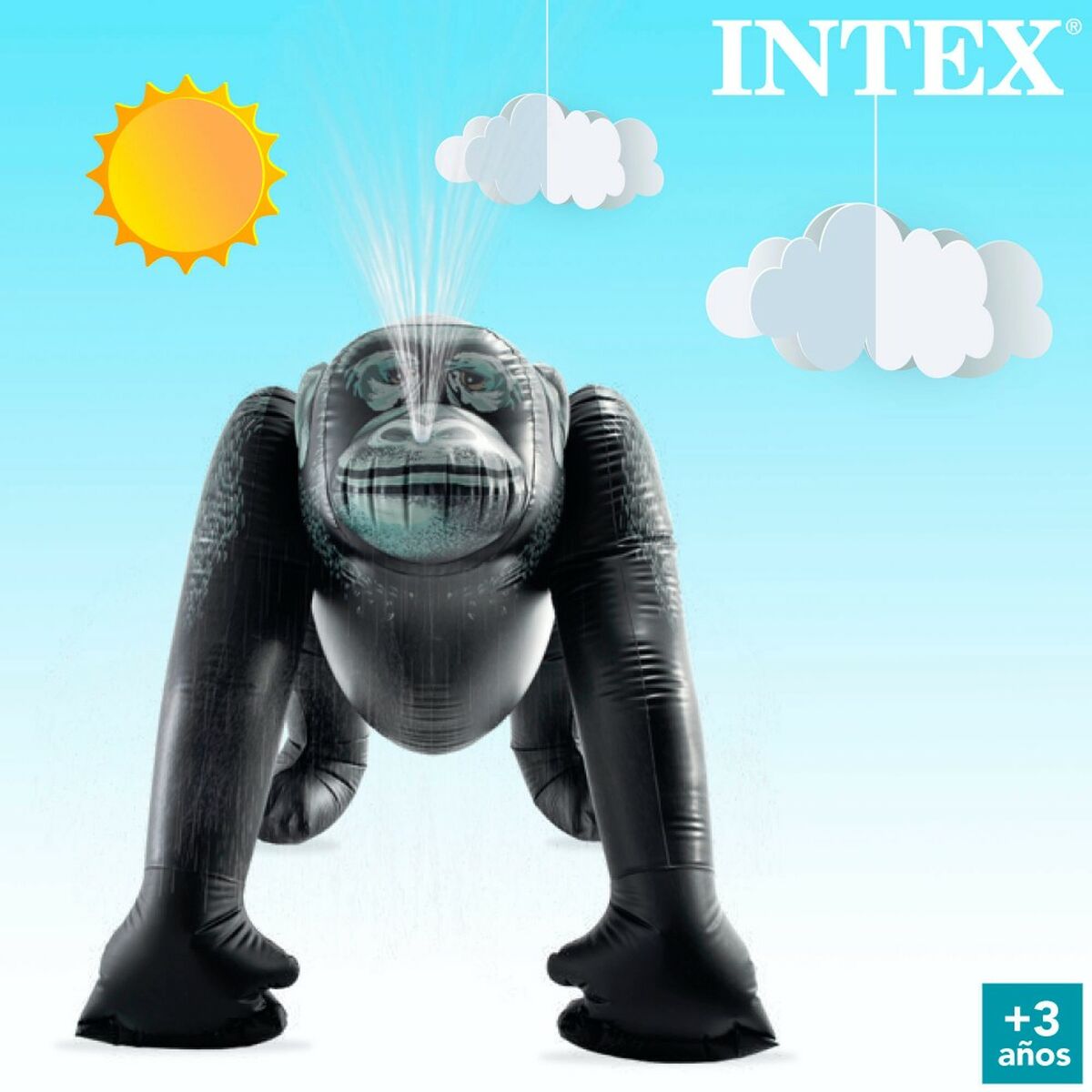 Water Sprinkler and Sprayer Toy Intex Gorilla 170 x 185 x 170 cm - Little Baby Shop