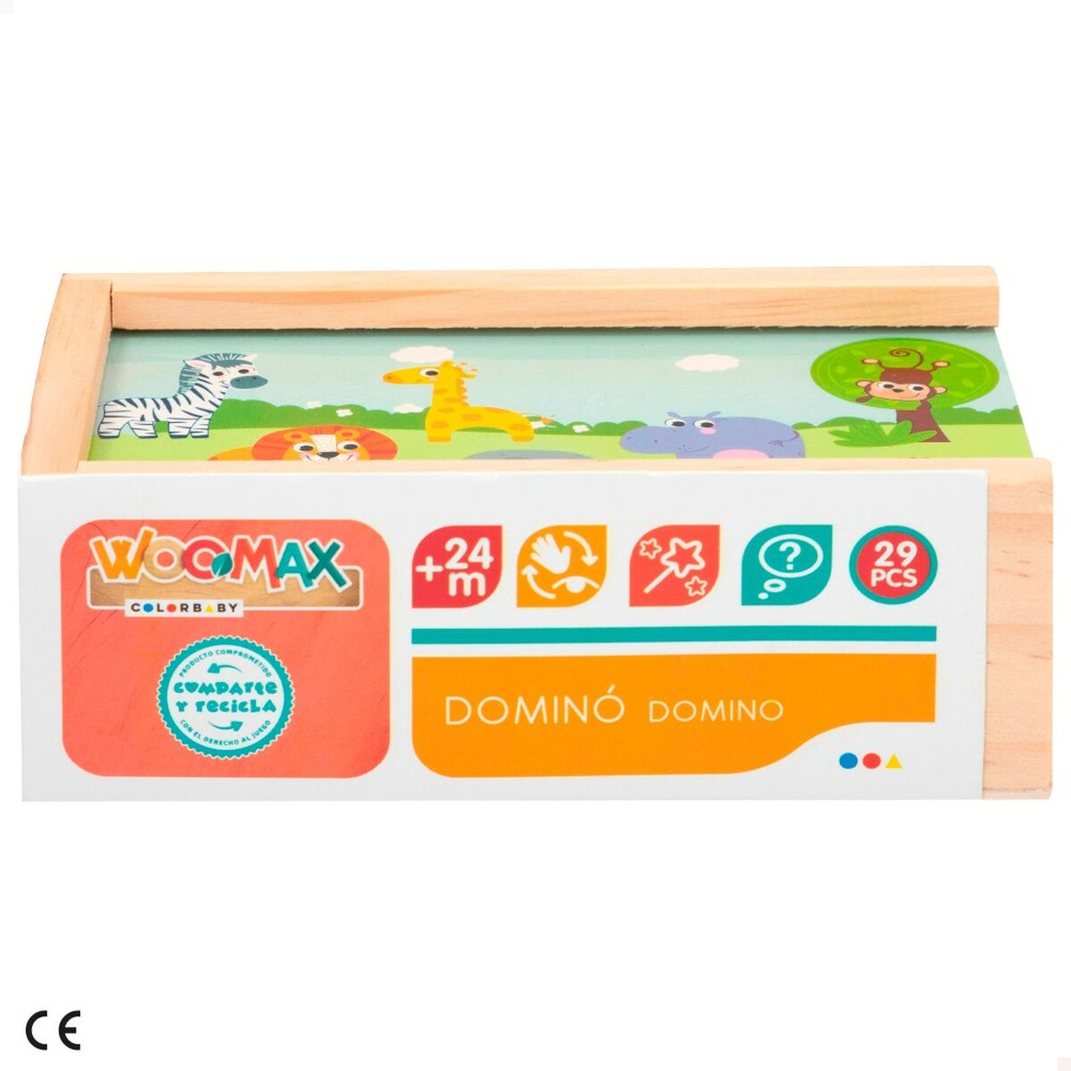 Domino Woomax animals (12 Units) - Little Baby Shop