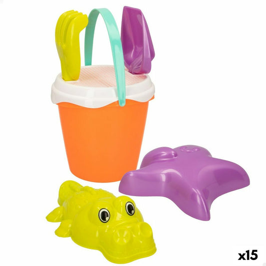 Beach toys set Colorbaby Ø 18 cm polypropylene (15 Units) - Little Baby Shop