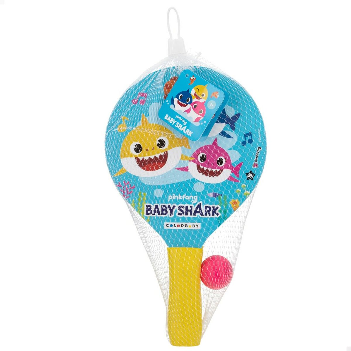 Beach Spades with Ball Baby Shark Wood (12 Units) - Little Baby Shop