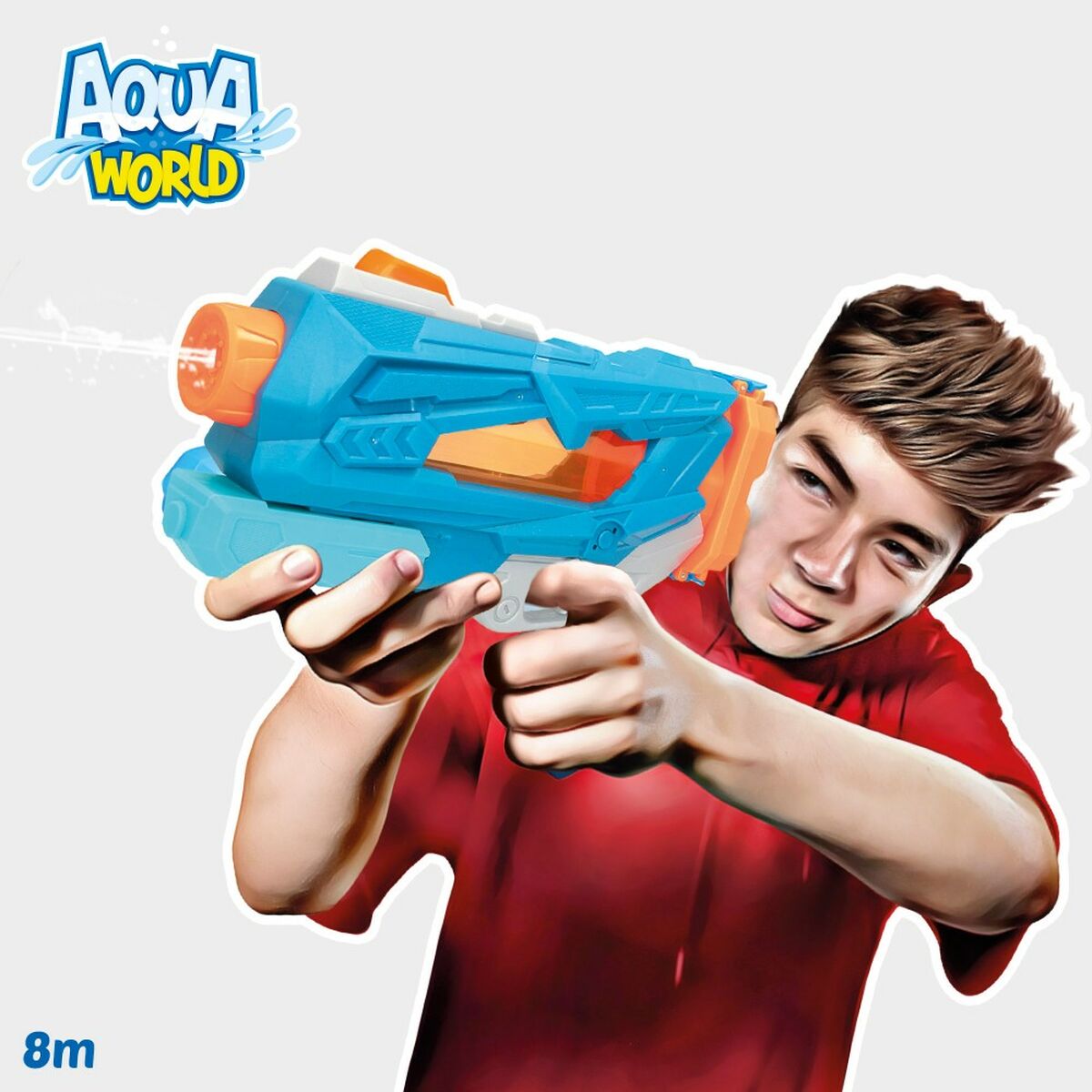 Water Pistol Colorbaby AquaWorld 600 ml 33 x 21 x 7,3 cm (6 Units) - Little Baby Shop