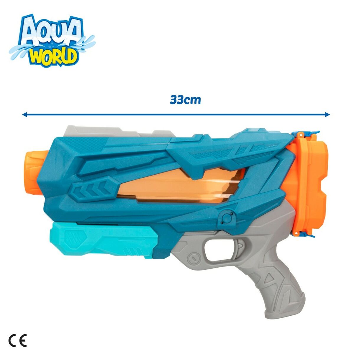 Water Pistol Colorbaby AquaWorld 600 ml 33 x 21 x 7,3 cm (6 Units) - Little Baby Shop