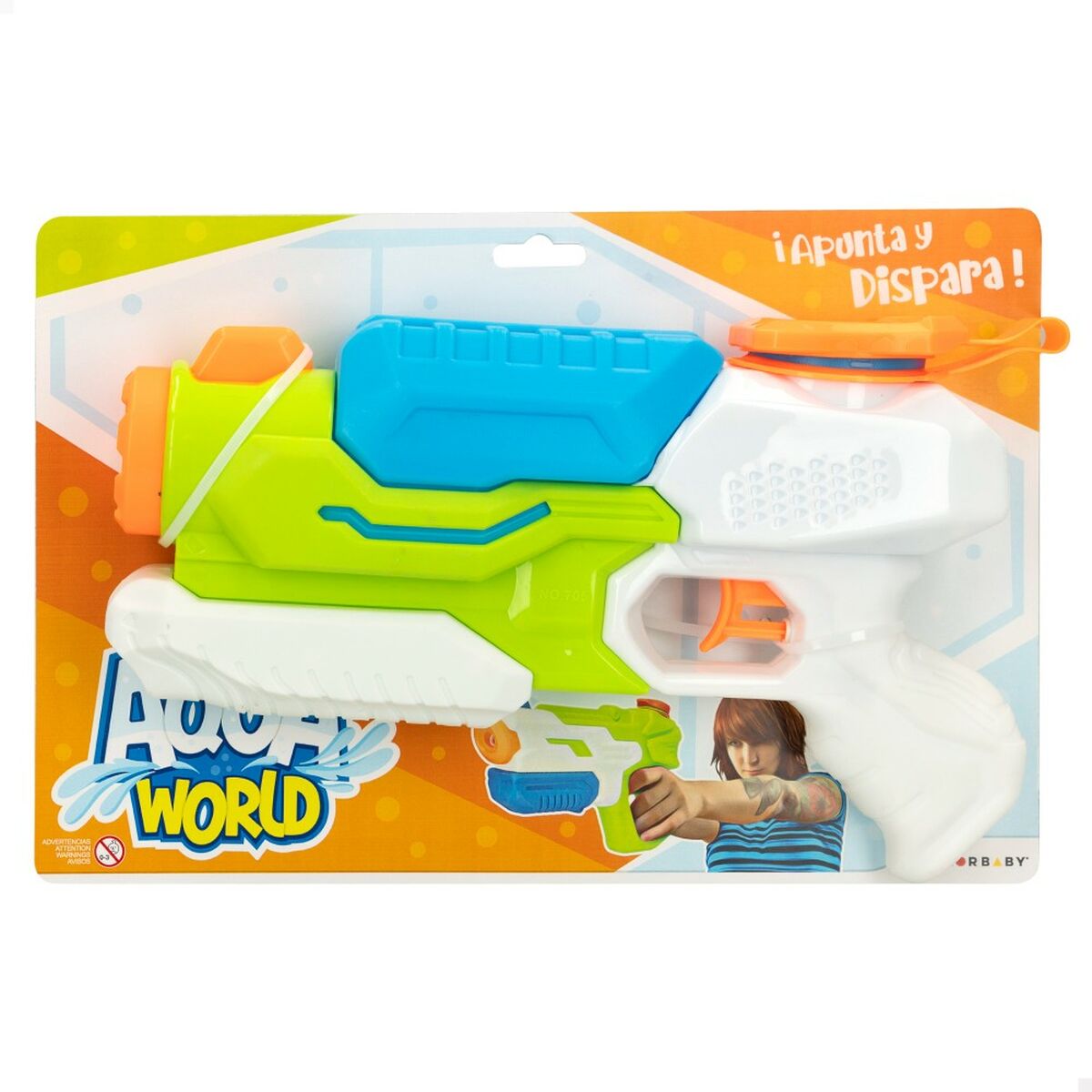 Water Pistol Colorbaby AquaWorld 29 x 17,5 x 6,5 cm (6 Units) - Little Baby Shop