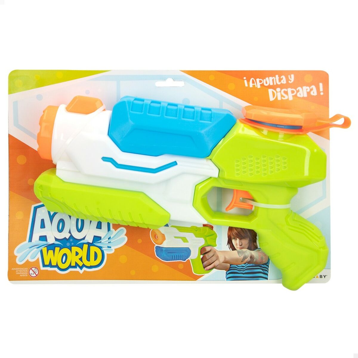 Water Pistol Colorbaby AquaWorld 29 x 17,5 x 6,5 cm (6 Units) - Little Baby Shop