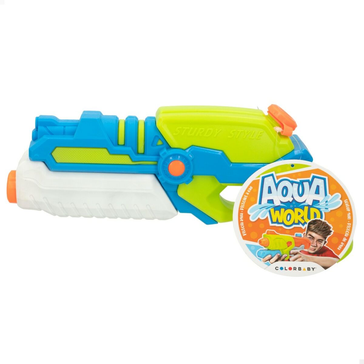 Water Pistol Colorbaby AquaWorld 31 x 15 x 6,5 cm (6 Units) - Little Baby Shop