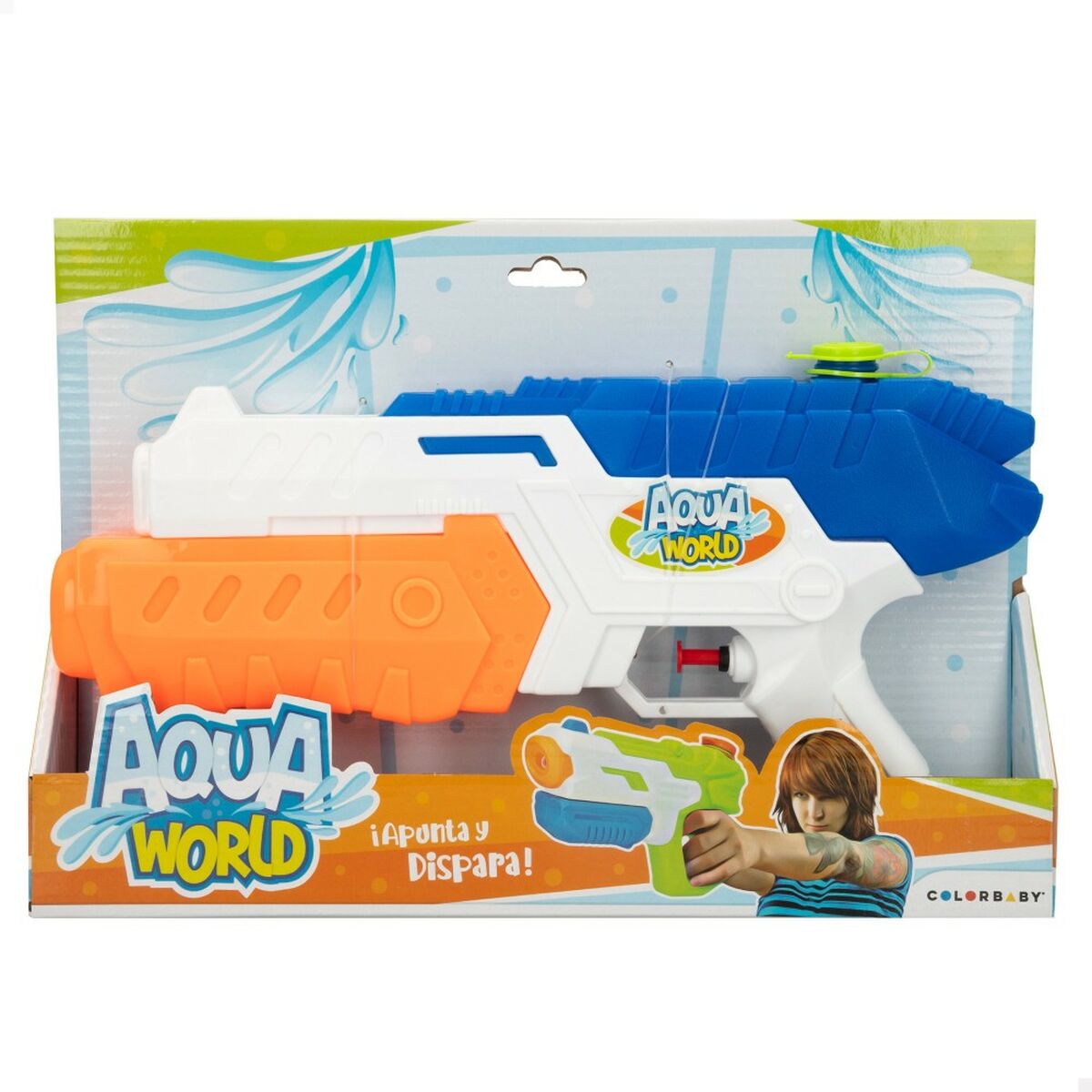 Water Pistol Colorbaby AquaWorld 32 x 17,5 x 5 cm (12 Units) - Little Baby Shop