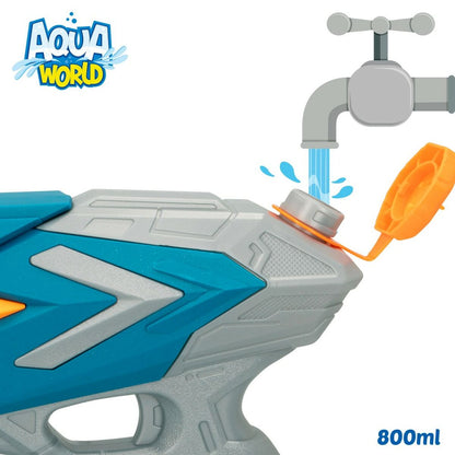 Water Pistol Colorbaby AquaWorld 800 ml 41,5 x 26,5 x 6,5 cm (6 Units) - Little Baby Shop