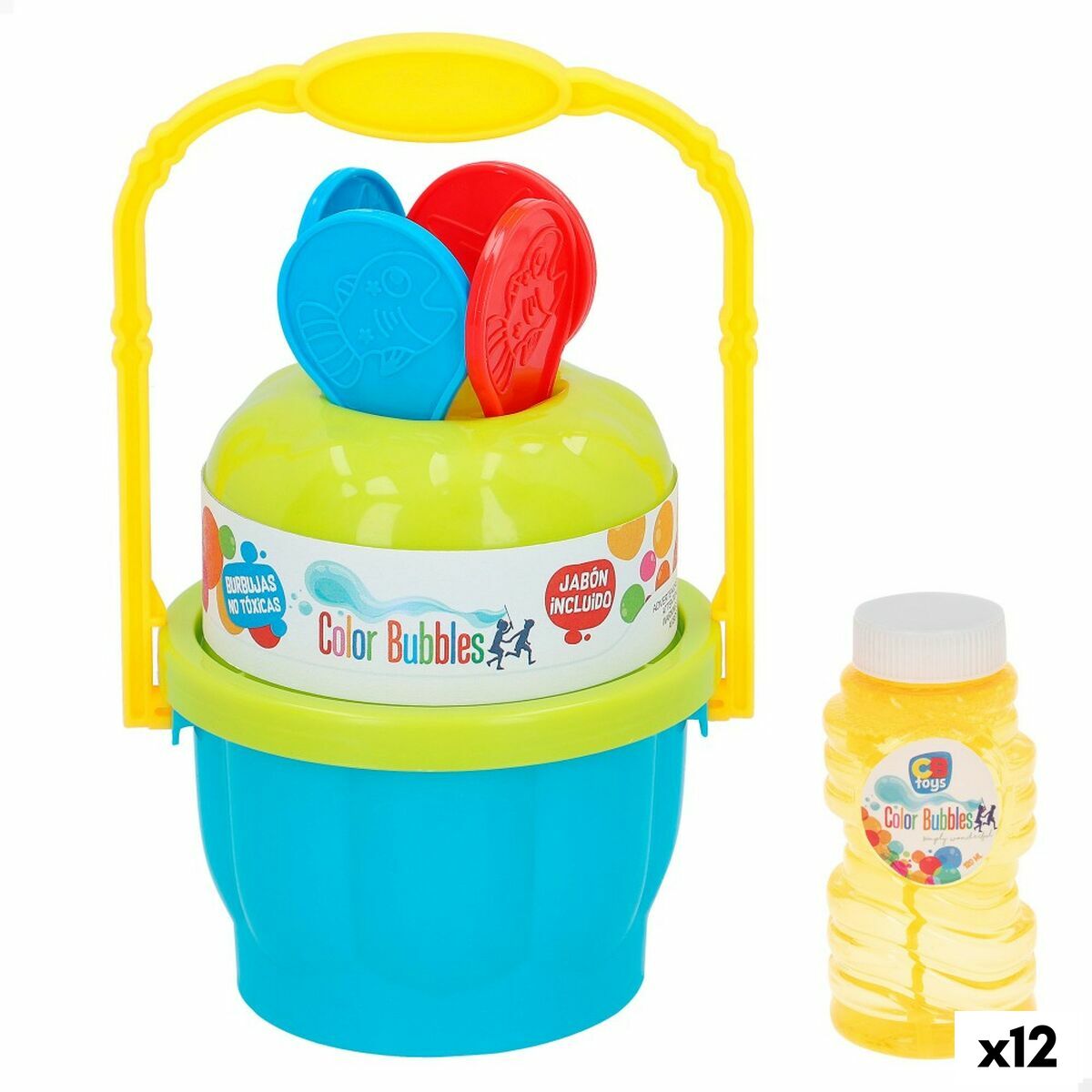 Bubble Blowing Game Colorbaby 120 ml 11,5 x 17,5 x 11,5 cm (12 Units) - Little Baby Shop