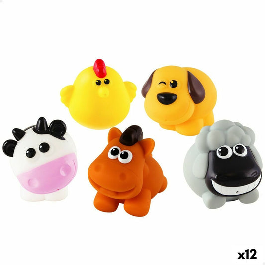 Set of Farm Animals Winfun 7 x 6,5 x 4 cm (12 Units) - Little Baby Shop