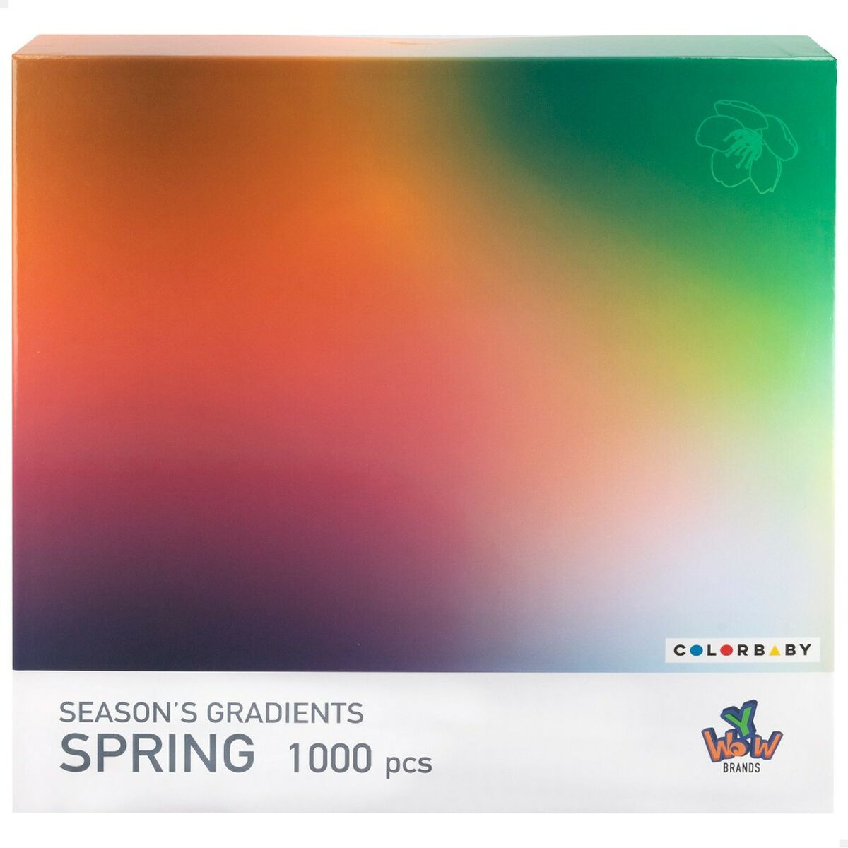 Puzzle Colorbaby Season's Gradients Spring 68 x 50 cm (6 Units) - Little Baby Shop