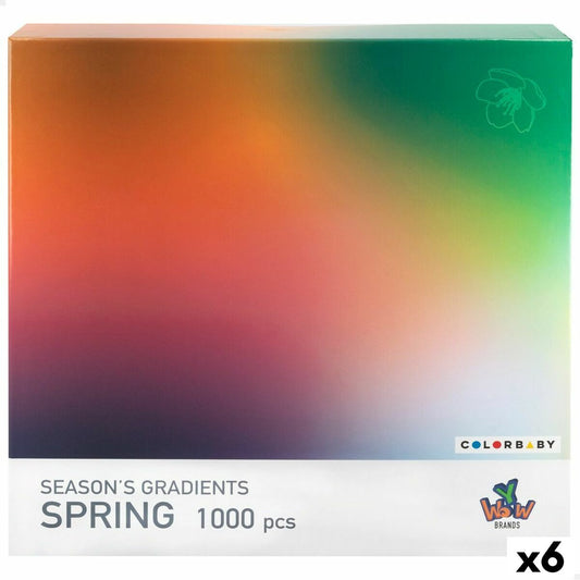 Puzzle Colorbaby Season's Gradients Spring 68 x 50 cm (6 Units) - Little Baby Shop