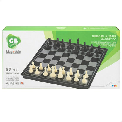 Chess and Checkers Board Colorbaby Plastic (6 Units) - Little Baby Shop