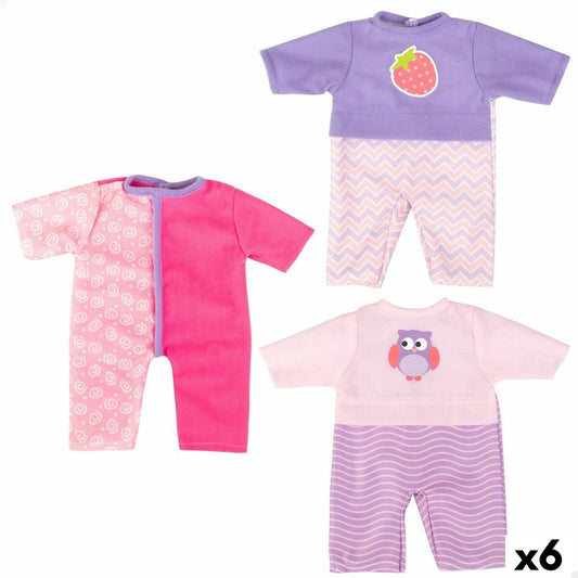 Doll's clothes Colorbaby 3 Pieces 6 Units - Little Baby Shop